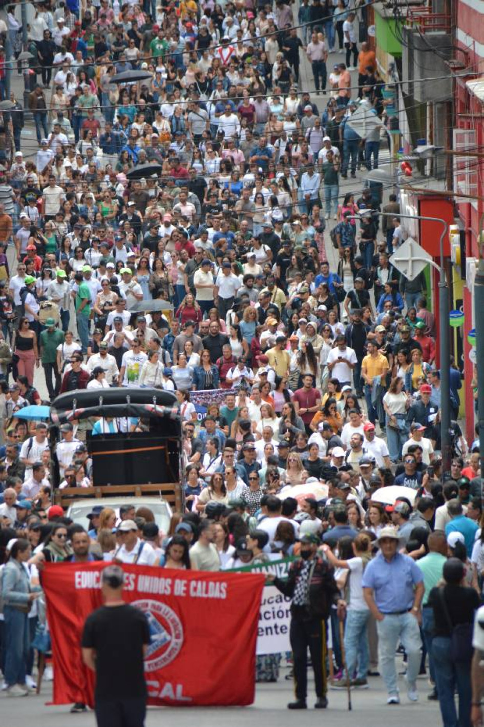 Los maestros de colegios oficiales de Caldas, y del resto de Colombia se alistan para un nuevo paro por la salud y otros motivos. 