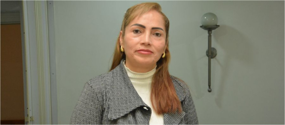 Nora Milena Contento Castaño, precandidata a la Cámara por el Pacto Histórico en representación de Caldas.