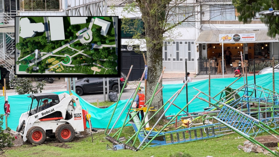 Un parque de Manizales, en el centro de la disputa por una obra. LA PATRIA le explica las críticas a la construcción y la respuesta de la Alcaldía.