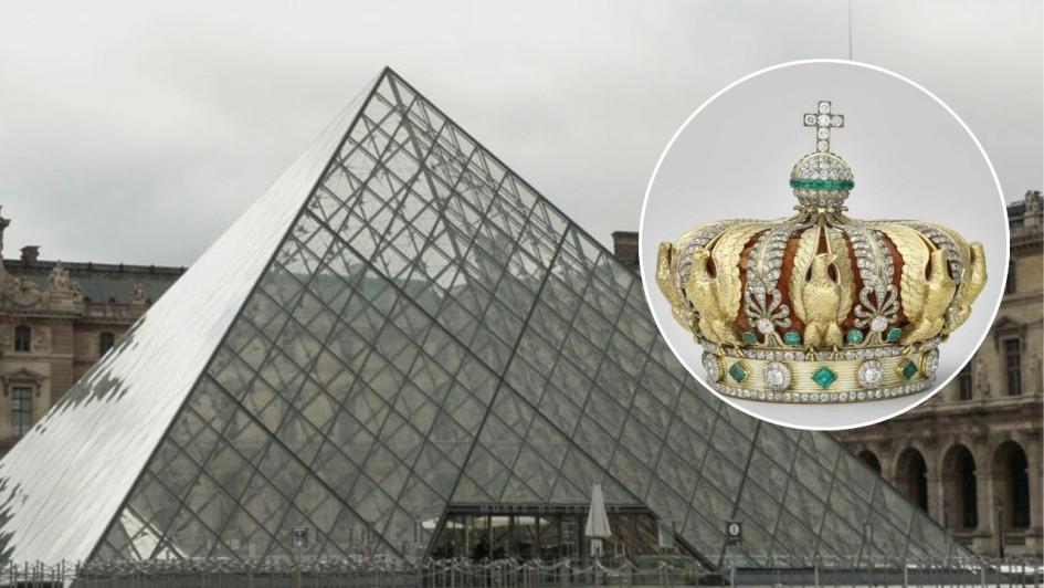 Corona de la emperatriz Eugenia de Montijo, la esposa española del emperador Napoleón III (1852-1870)