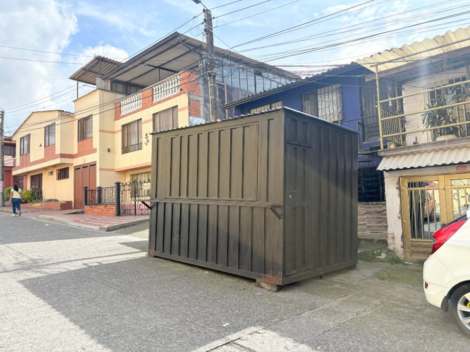 Esta es la caseta que está ubicada a un costado del polideportivo de Villamaría.
