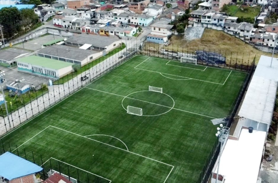 Panorámica del nuevo estadio de Neira, ahora bautizado como Guillermo Londoño 'Tareítas'.
