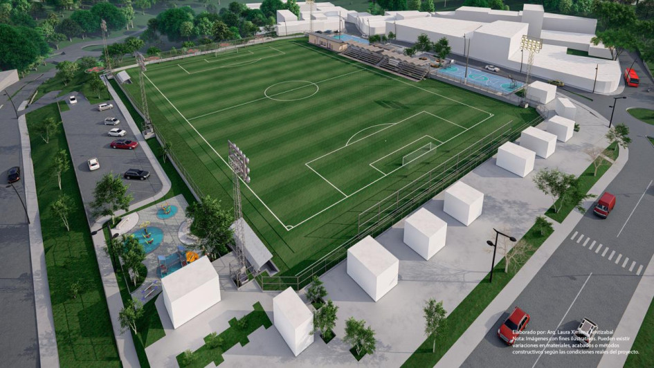 Así luciría el estadio San José de Armenia con la intervención.