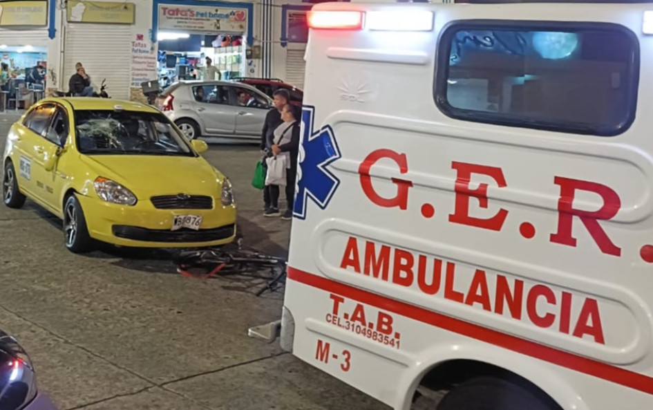 El accidente de esta noche.