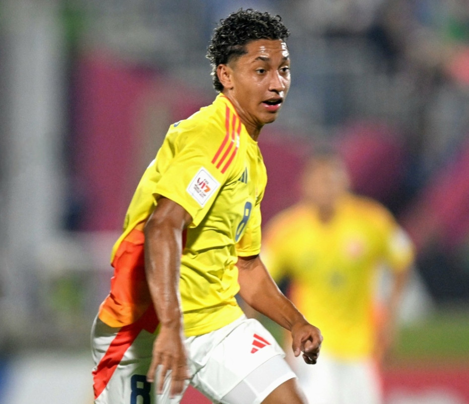 Juan José Cataño, autor del gol de Colombia en el empate 1-1 ante Alemania en el debut del Mundial SUb-17.