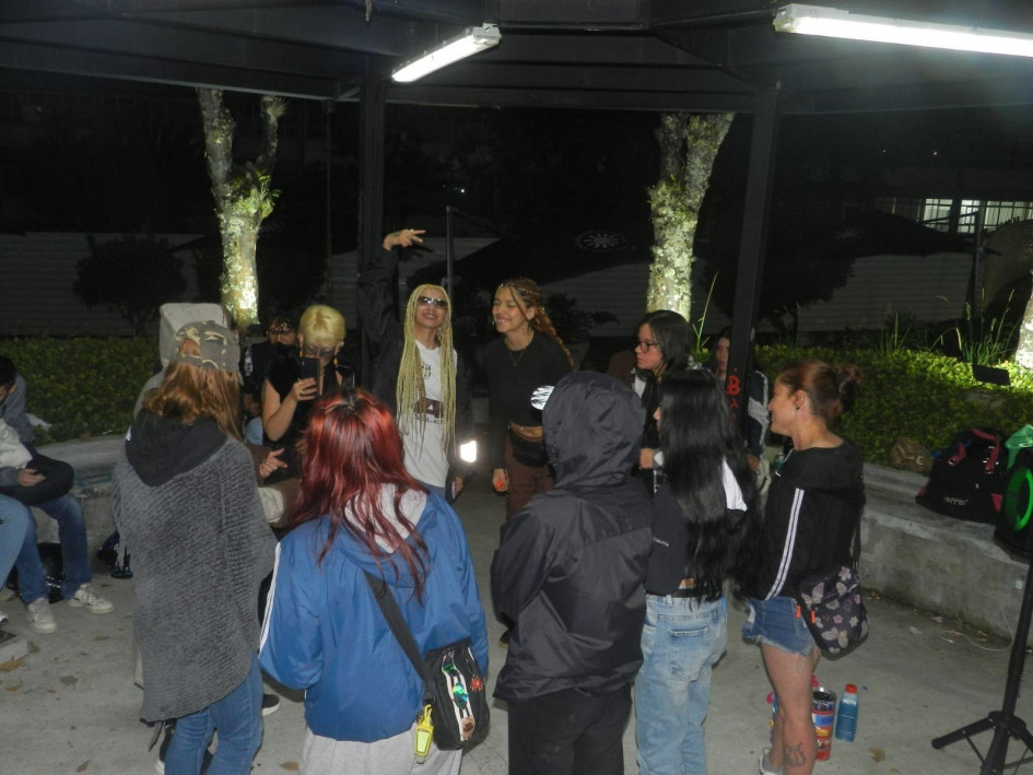 “Antes éramos 6 a 9 personas, y nosotros mismas batallamos y juzgábamos todo”, dice Dahiana Patiño Vargas, líder del colectivo Kaletas.