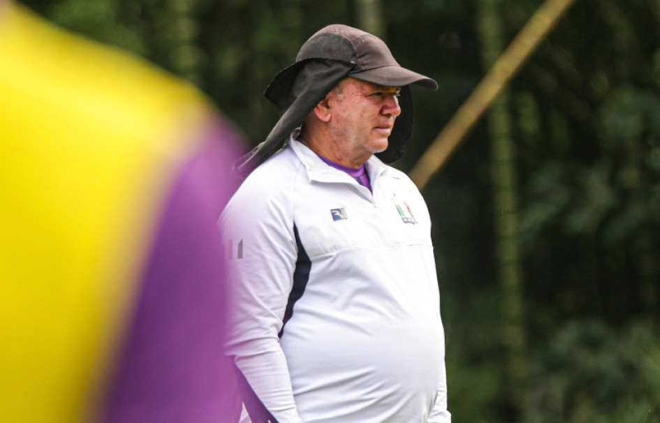 Hernán Darío Herrera, técnico del Once Caldas. Este jueves juegan con el Deportivo Cali en la última jornada de la primera de la Liga BetPlay II.