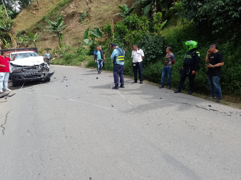 Fotos de LA PATRIA El accidente en el Norte de Caldas.
