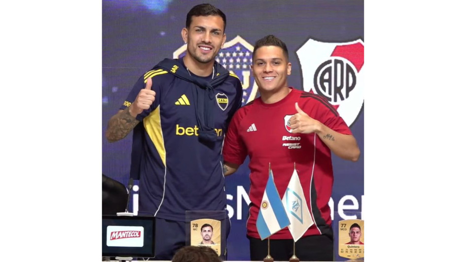 Leandro Paredes y Juan Fernando Quintero. 