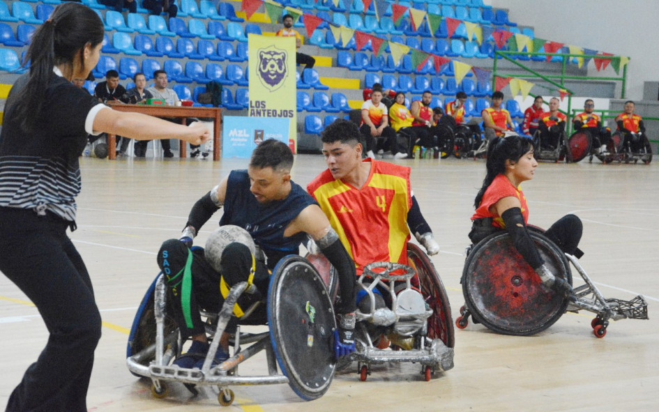 Comité Paralímpico Colombiano, la Federación de Rugby en Silla de Ruedas