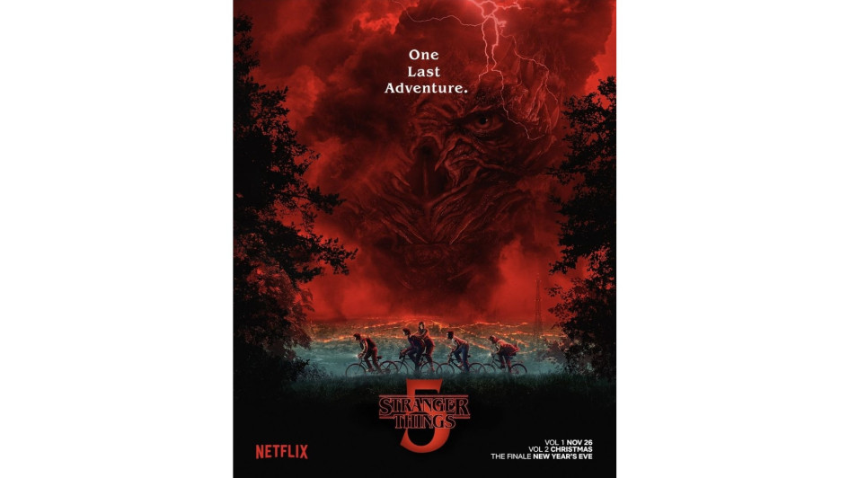 La portada de la nueva temporada de Stranger Things. 