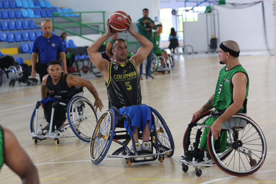 Manizales vibra con la final nacional del baloncesto en silla de ruedas