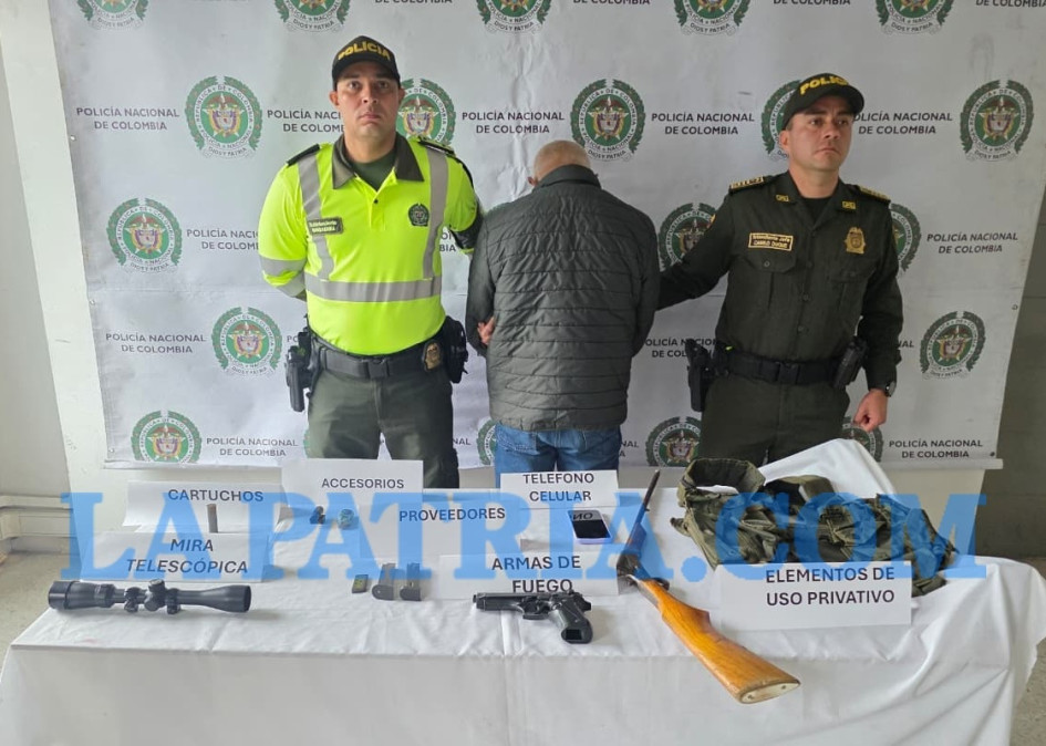 Foto cortesía para LA PATRIA  Los elementos encontrados en el allanamiento.