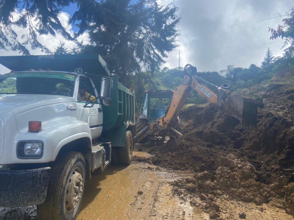 Estas son las cinco vías con derrumbes que reporta la Gobernación de Caldas este martes (18 de noviembre). La sugerencia es transitar con precaución.