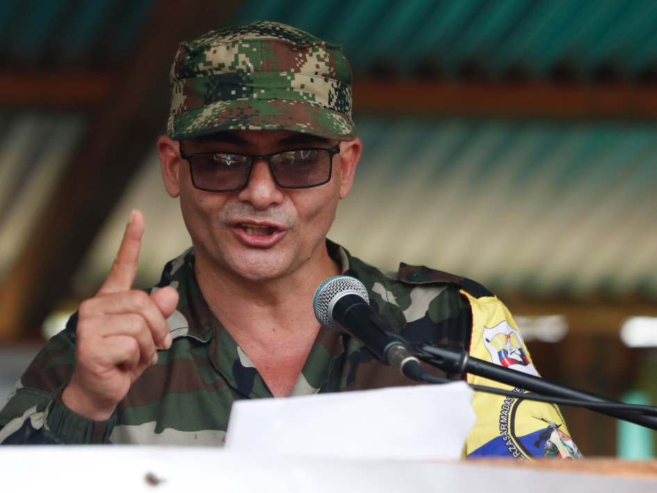 Alias Iván Mordisco, jefe del Estado Mayor Central, principal disidencia de las Farc.