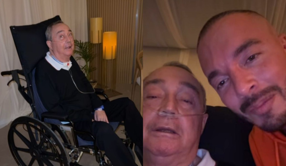 J Balvin con el profe Montoya.