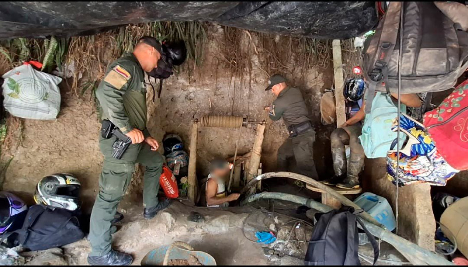 Operativo de las autoridades.