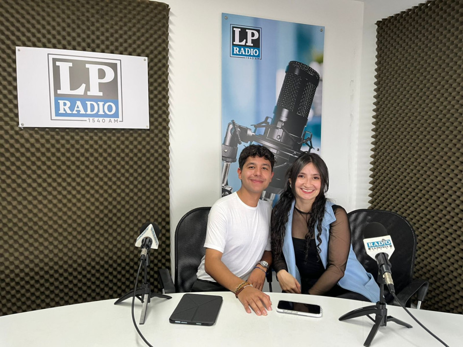 Nicolás Ballesteros y Angie Bedoya, integrantes del proyecto SilverVive Manizales