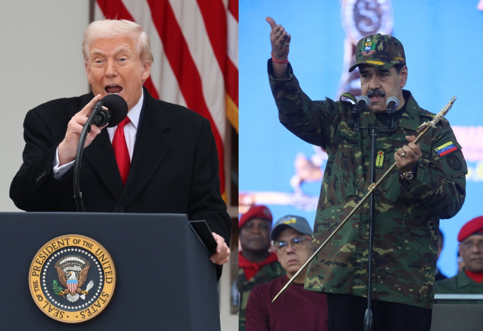 Donald Trump, presidente de Estados Unidos, y Nicolás Maduro, presidente de Venezuela.