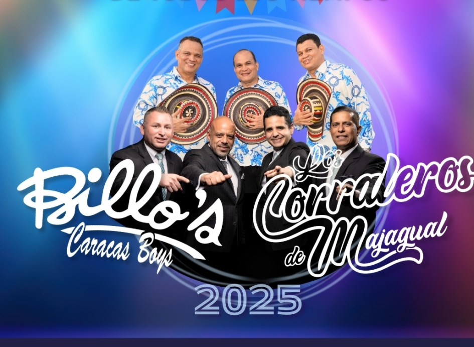 Prepárese para el gran concierto navideño con los Billo's Caracas Boys y Los Corraleros de Majagual