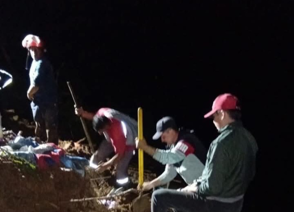 El derrumbe que acabó con una vida