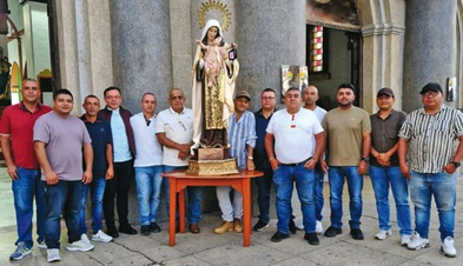 Foto| Cortesía Informador de Occidente | LA PATRIA En el municipio presentaron la restauración de una de las imágenes religiosas más emblemáticas de la parroquia San Joaquín: la de la Virgen del Carmen