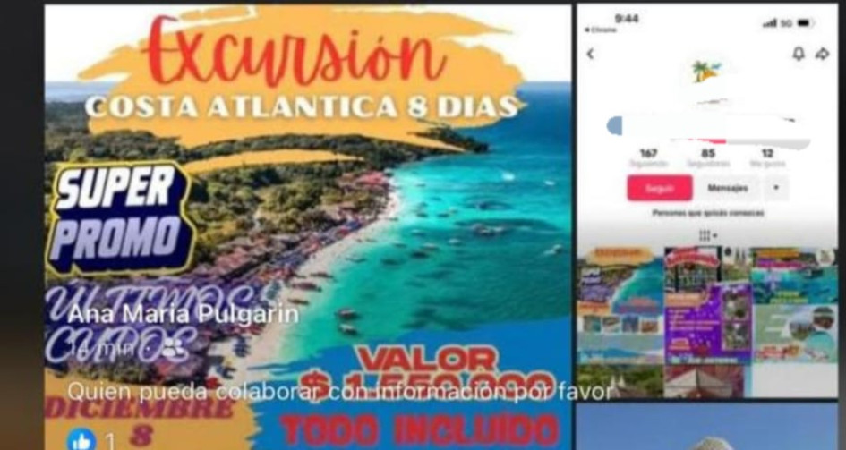 La excursión promocionada.