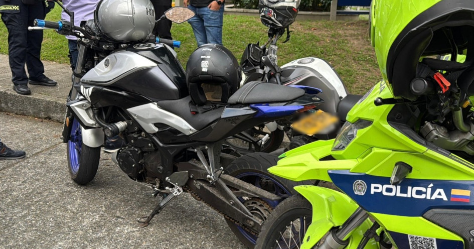 La moto del caso de ayer.