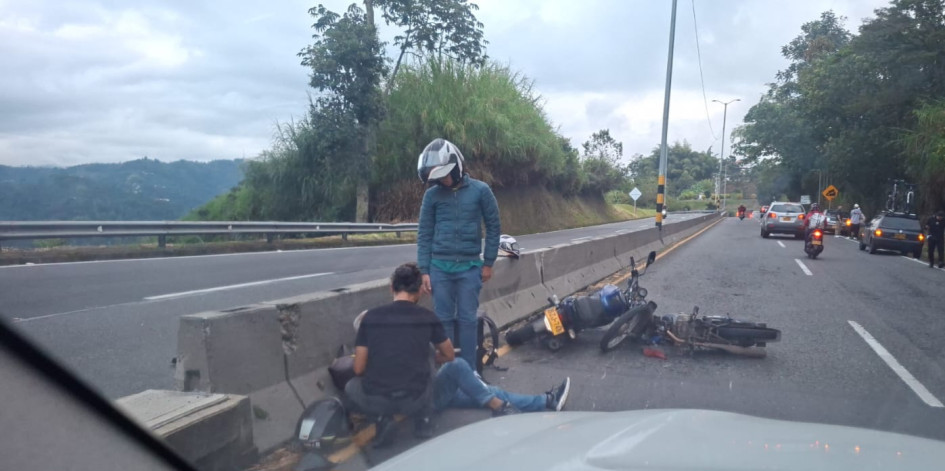 Accidente entre Manizales y Chinchiná