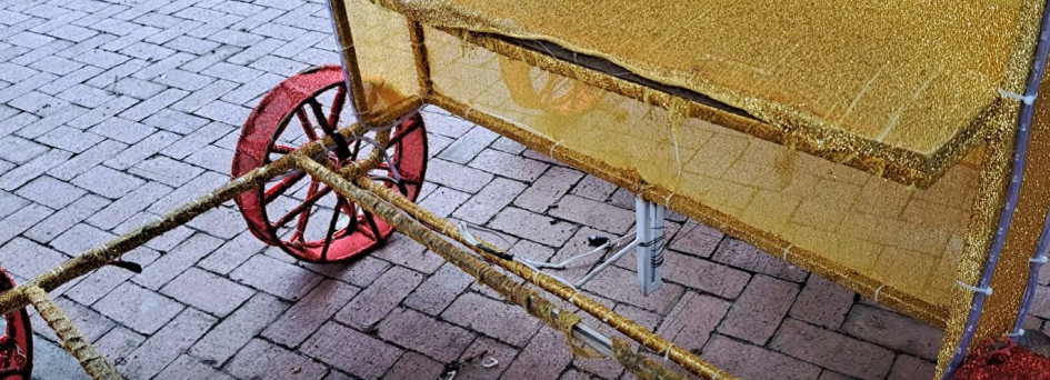 Estos son algunos daños que encontraron en el alumbrado navideño en Supía.