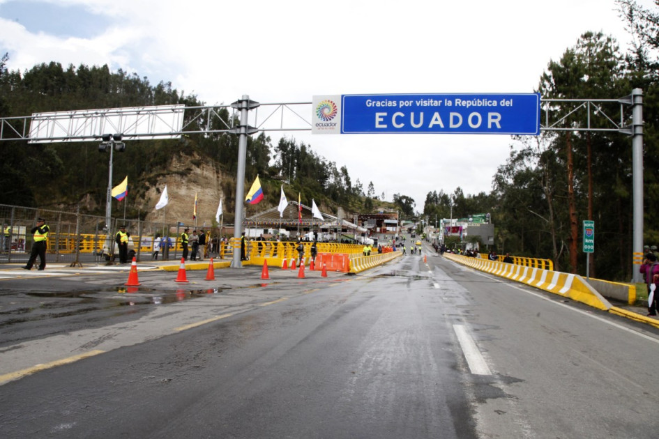 El Puente Internacional Rumichaca es el principal paso fronterizo entre Colombia y Ecuador.