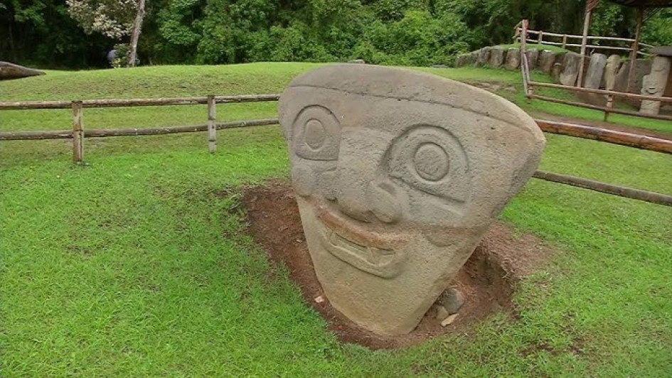 Fotografía del Parque Arqueológico de San Agustín (Huila).