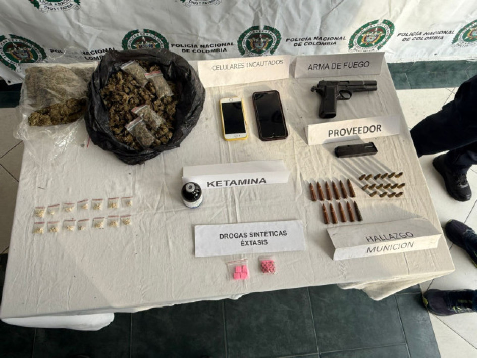 Foto| LA PATRIA Lo que le encontraron el día de su captura.