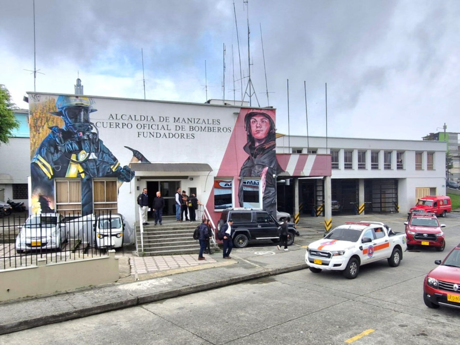 La estación Fundadores del Cuerpo Oficial de Bomberos de Manizales. 