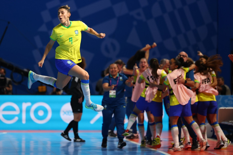Brasil ganó los seis partidos que jugó en el Mundial de Fútbol Sala Femenino en Filipinas. Marcó 32 goles y solo recibió cuatro. Sumó 88.6 puntos en la clasificación FIFA.