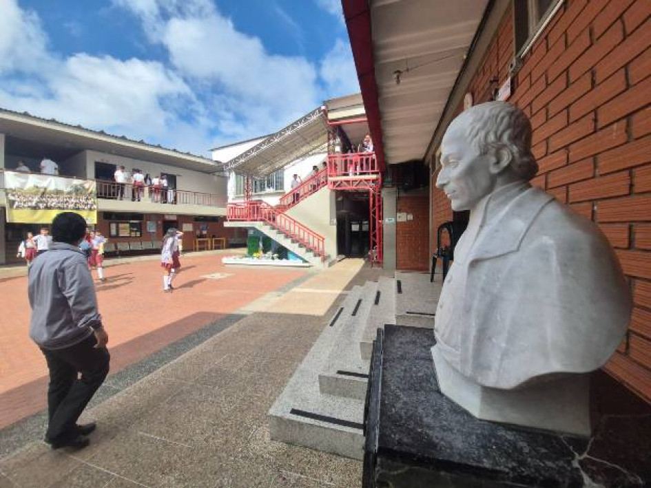 Fotos I Freddy Arango I LA PATRIA  El colegio de Cristo es el más destacado de Manizales y de Caldas, entre los públicos, en diversas pruebas y rankings.