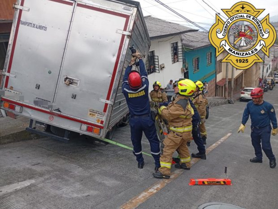 El accidente lo atendió Bomberos.