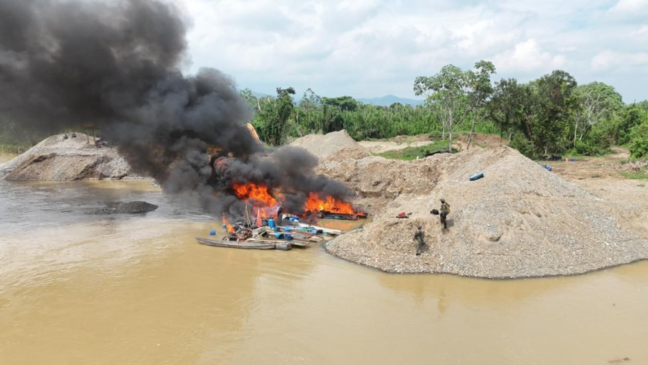 La Policía Nacional,  la Fuerza Aeroespacial Colombiana y la Fiscalía General de la Nación le dieron un golpe a una fuente de financiación del terrorista alias Marlon.