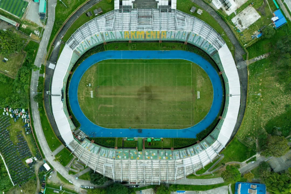 El estadio Centenario de Armenia está en mantenimiento.