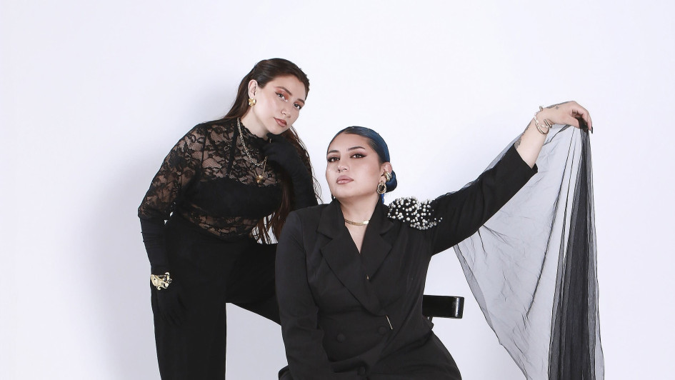 Las cantantes Linda y Carol, conocidas artísticamente como Left and Right.