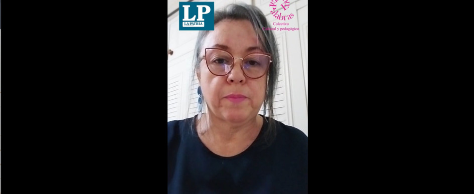  La caldense Lucena Góngora Carvajal es poeta y leer su poema dedicado a su hijo dado por desaparecido