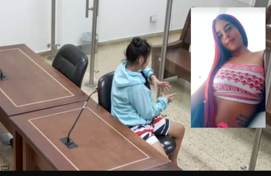 Viviana Lorena Jiménez García, de 27 años, la fallecida, trabajaba en la plaza Alfonso López. Dejó dos hijos. Luisa, en la audiencia.