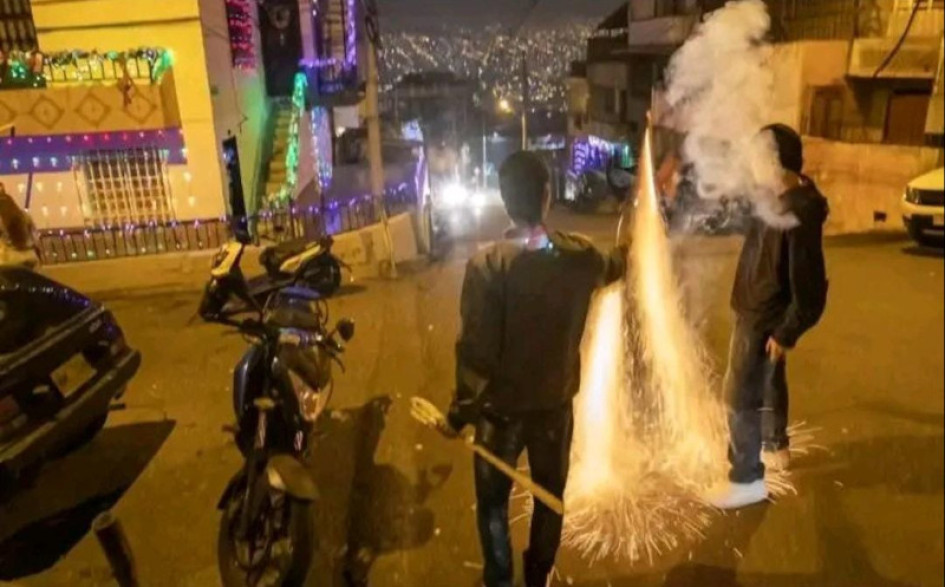 Este es el cuarto incendio registrado en diciembre en Medellín relacionado con el uso de pólvora y globos de mecha.