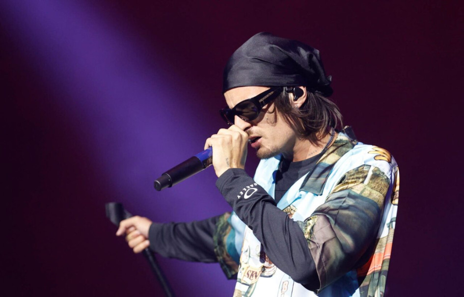 Danny Ocean, cantante venezolano, en concierto en Bogotá.