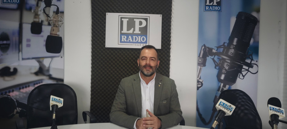 Mauricio Gaitán, secretario del Interior de Manizales, durante su visita a LA PATRIA. 