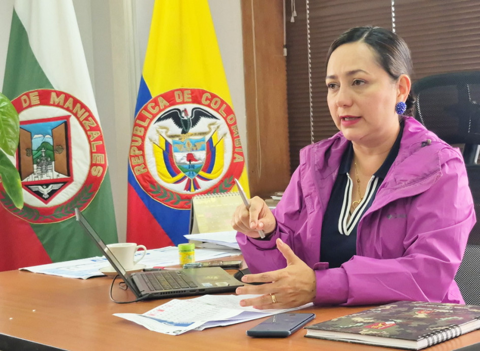 Paula Andrea Sánchez resaltó la reducción del 26% en hurtos, en parte por la mayor presencia de la Policía en las calles.