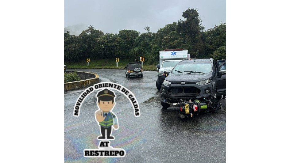 El accidente ocurrió en la vía Manizales - Fresno. 