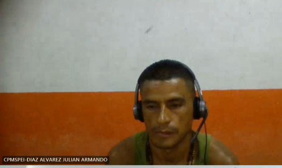 El condenado, Julián Armando Díaz.