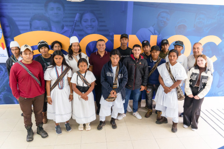 Fotos I Cortesía Cinoc para LA PATRIA  Llegaron de la Sierra nevada a una institución de educación superior de Caldas para estudiar el programa Técnica Profesional en Soporte y Operación de Sistemas Informáticos.