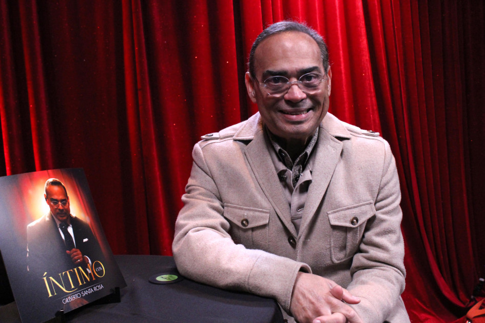 Gilberto Santa Rosa, cantante puertorriqueño.